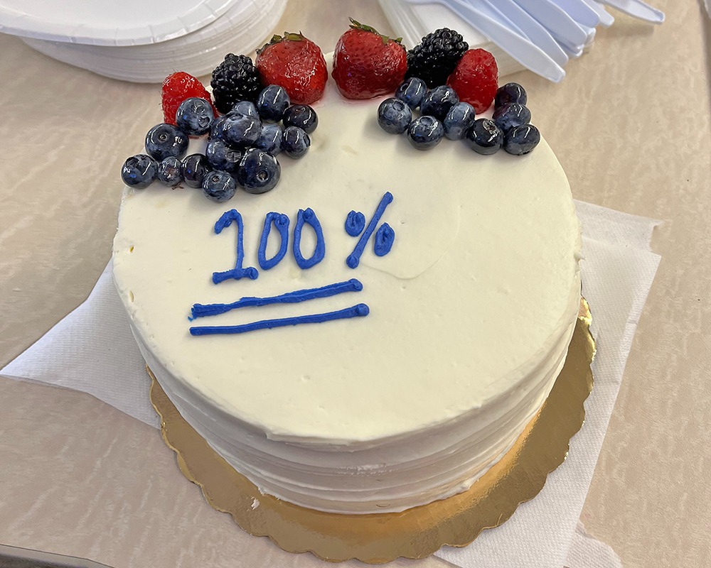 100% cake